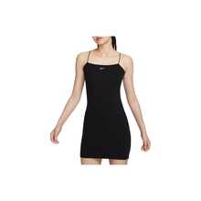 Nike Solid Color Slim-Fit Sleeveless Slip Dress Women's Black - Black - View 1