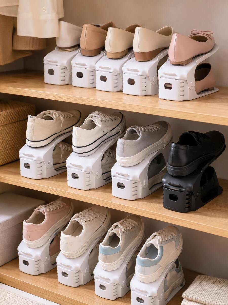 Simple Integrated Multi-Layer Adjustable Shoe Rack, Shoe Storage ...