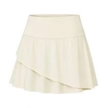Li-Ning Women's Tennis Series Ice-Feel Sun Protection Skort AKSV938 - Mother Of Pearl White - View 2