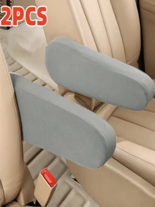 Car Front Seat Armrest Cover, Washable Protective Cover, Car Dust-Proof Cover Directly Replaces Center Console Armrest Cover, Dust-Proof Wear-Resistant Practical Easy To Clean Universal Accessory, Suitable For Sedan, SUV, Truck And Van, Essential Gift For Drivers - Multicolor - View 2