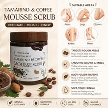Zkzr 350g Body Exfoliating Mousse Scrub, Infused With Tamarind And Coffee, Gentle Scrub Texture, Easy To Rinse, Removes Dull Dead Skin, Reveals Fresh Radiance, Suitable For All Skin Types Home SPA Care, Unisex - Coffee - View 3