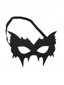 1pc/Set Half Face Halloween Mask, Halloween Party Anime Movie Eye Mask, Bat Mask Half Face Bat Eye - Multicolor - View 5