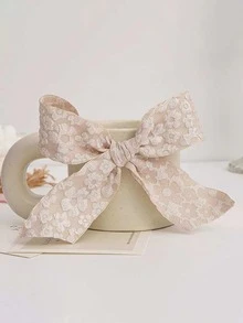 1 Roll 0.98*354.3 Inch Valentine's Day Flower Wrapping Ribbon, Gift Wrapping Ties, Thickened Lace Ruffled Embossed Floral Ribbon, Suitable For Decorating Gift Boxes, Baskets, Bouquets And Other Items * - View 7
