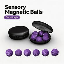 1個矽膠減壓紓壓球 按摩球 新奇解壓玩具 - 彩色 - 查看 11