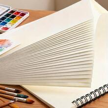 Multipurpose A4/A5 Mixed Media Watercolor Notebook, 180gsm Thick Art Paper, Colorful Fruit Illustration Cover With Various Patterns, Spiral Bound Sketch Pad, Works Great With Watercolor, Acrylic, Gouache, Ink For Diverse Hand‑Drawing Art Projects - Fruit Cover Design - View 5