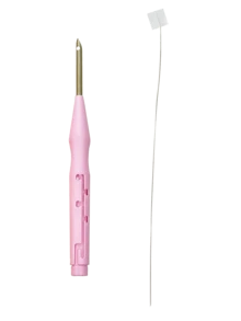 Adjustable Punch Needle With Built-In Threader, Fresh Blue & Macaron Pink Color Options, 4-Level Adjustable Punch Needle, Suitable For Punch Needle Pillow, Wall Hanging, Coaster & Fabric Decor DIY Projects - 4-position Adjustable Needle - View 10