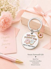 1PC/3PCS/SET Farewell Gifts For Coworkers Leaving Goodbye Gift Retirement Gifts Funny Going Away Gift For Coworkers Keychain - Multicolor - View 9