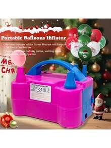 AOYI Electric Balloon Inflator Pump, Portable Balloon Inflator Pump, Balloon Party Birthday Decoration Inflator Pump (110-127V) - US A Type Plug(110-127V) - View 4