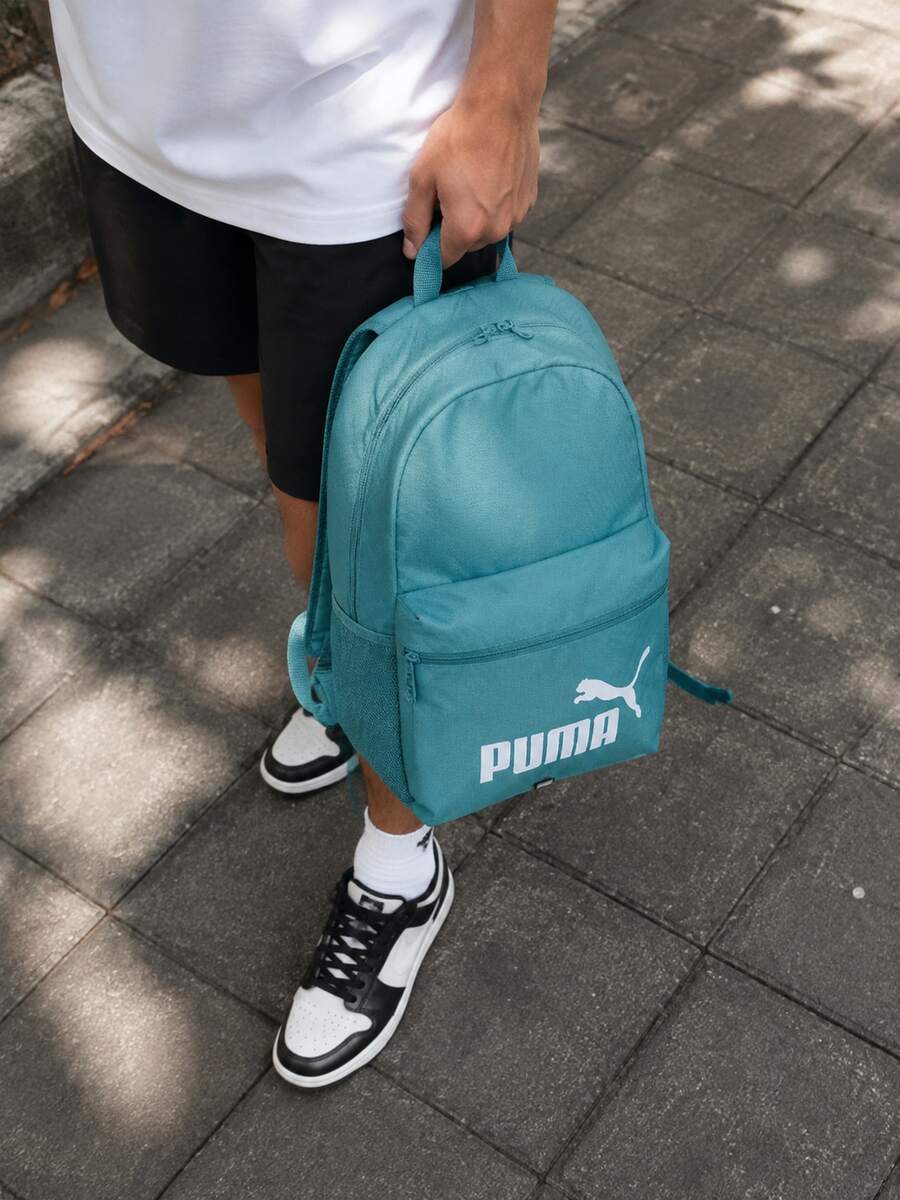 Puma Unisex Sports Backpack, Casual Daypack For High School, College Students, Fits Laptop, 075487-76 - Mineral Blue - View 1