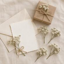 25/50/100/Pcs Mini Baby's Breath And Other Artificial Flowers - For Resin Mold Art And Handicrafts, Used For Hair Accessories, Wedding Wreaths, Table Flowers, Home Decor, Etc. - White and Green Rod - View 5