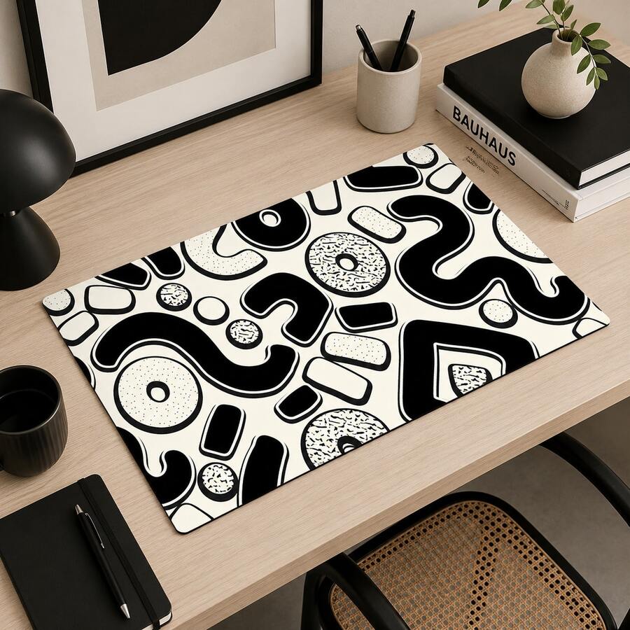 Printed Pattern Drainage Mat/Absorbent Mat/Drying Mat Coffee Machine Dish Drying Mat - Absorbent Polyester Tabletop Protector With Rubber Non-Slip Backing, For Kitchen Countertop Decoration - Home Bar And Dining Table Placemat - Multicolor - View 1