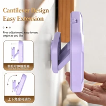 Waterproof Shower Phone Holder, 360° Rotatable Shower Phone Case, Anti-Fog High Sensitivity Touch Screen, Wall-Mounted Phone Holder, Suitable For Bathroom, Bathtub, Mirror And Kitchen, Compatible With Most Smartphones - Black - View 7