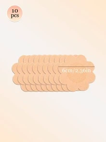 1pc/2pcs Transparent, Khaki, Pink Silicone Breast Pads, Soft Cup Design, Invisible Shoulder Strap, Suitable For Daily Wear, Work, Office, Knitwear, Tops, Party And Club Looks. Soft Teardrop Shaped Pads, Suitable For V-Neck Tops, Naturally Fit Body Shape, Universal Left/Right - Multi-color - View 16