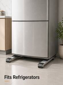 Heavy Duty Adjustable Washing Machine And Refrigerator Moving Base, 200kg Load Capacity, Telescopic Metal Appliance Stand With Silent Non-Marking Wheels, Height And Level Adjustable, Sturdy Mobile Support For Moving, Storage And Home Use - A - View 9