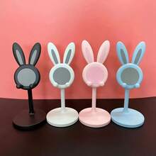 1pc - Cute Rabbit Ear Adjustable Phone Stand, Stable Non-Slip Desktop Phone Holder, Hands-Free Rabbit Shaped Phone Stand Suitable For Office And Bedroom, Ideal Gift For Girls - Phone Stand - View 11