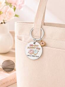 1PC/3PCS/SET Farewell Gifts For Coworkers Leaving Goodbye Gift Retirement Gifts Funny Going Away Gift For Coworkers Keychain - Multicolor - View 5