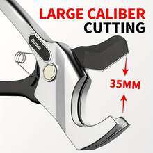 0-35mm Metal PVC Pipe Cutter Blade, Water Pipe Scissors, Fast Cutting PPR Scissors, Aluminum Plastic Pipe Cutter, Suitable For Water Pipes And Aluminum Tubes, Pipe Cutting Tool, Professional Pipe Cutter, Equipped With SK5 High-Speed Steel Blade - Multicolor - View 8