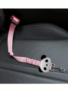 1pc Cute Dog Car Safety Belt, Reflective Woven Strap, Elastic Retractable Leash, New Pet Car Seat Tether Accessory, Suitable For Cats And Dogs - Multicolor - View 18