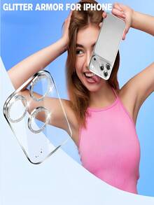 2pcs Camera Lens Protector Film, Shiny Tempered Glass, 9H Scratch Resistant, High Definition Camera Screen Protector (Silver) Compatible With IPhone 18 Pro Max/18 Pro/17 Pro Max/17 Pro/16/15, Case Friendly, Birthday/Easter/Thanksgiving/Family/Friends/Unisex, Bubble-Free, Scratch-Resistant, High Hardness - Silver - View 4