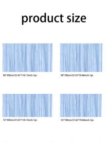 1/5 Pcs Light Blue Tulle Table Runner/Tablecloth, Soft Fluffy, For Weddings,Wedding Decor,Room Decor,Home Decor,Kitchen Deccor,Party Decor,Can Be Used As Chair Back Ties,Festivals, Engagement And Other Occasions - Baby Blue - View 6