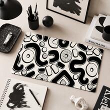 Printed Pattern Drainage Mat/Absorbent Mat/Drying Mat Coffee Machine Dish Drying Mat - Absorbent Polyester Tabletop Protector With Rubber Non-Slip Backing, For Kitchen Countertop Decoration - Home Bar And Dining Table Placemat - Multicolor - View 3