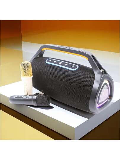 High-Power Bluetooth Speakers, Wireless Subwoofer, 3D Surround Stereo, 40W, RGB Color Light, TWS/AUX/USB T&N417