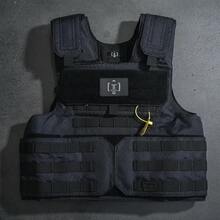 Tactical Vest TP Adjustable Plate Carrier - Black - View 2