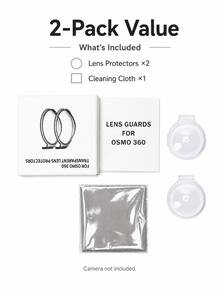 Lens Protector For Osmo 360, High-Definition Transparent 360 Camera Lens Cover, Full Coverage Anti-Scratch Protective Shield, No Black Edge Design, Precise Fit Lens Protection Accessory, Suitable For Travel Vlog And Outdoor Shooting - View 11