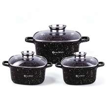12Pcs/6Pcs Non-Stick Cookware Set,Pots And Pans Set With Glass Lids,Woks And Frying Pans,Heat‑Resistant Handles, Durable,Easy To Clean, Kitchen Cooking Pots Pans For Gas Electric Stovetop, Kitchen Cookware For Daily Cooking - View 9