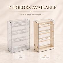 1pc Display Stand, Barazuku Keychain Storage Rack, Phone Lanyard, Anime Merchandise, Small Storage Box, Badge Display Stand, High-End Exquisite Earrings, Studs, Necklaces, Bracelets, Jewelry, Large Capacity Luxury Transparent Anti-Oxidation Display Stand, Jewelry Storage Box - Multicolor - View 1