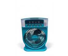 Akane USB Charging - Air Cooling Humidifying Mist - Built-In 600ML Water Tank, Colorful Night Light - 3-Speed Fan Settings - Remote Control - Automatic Rotation - Suitable For Office-Dormitory-Bedroom-Holiday Gift 12-Month Applicable Portable Air Conditioner 5-Nozzle Portable Fan Cooling Mist Fan 5-Nozzle Humidifier, 3-Speed Adjustable, Fast Cooling, Large Capacity Water Tank, 5 Nozzles, 3-In-1 Blow/Cool - Desk Fan - View 14