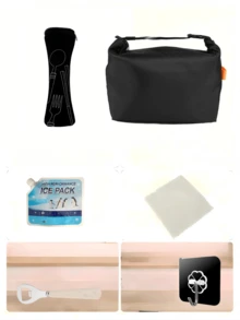 OBOVAY Insulated Lunch Bag With Thermal Lining, Long-Lasting Temperature Retention, Secure Zipper Closure, Scratch-Resistant, Tear-Resistant, Soft Handle, Portable, Suitable For Office, School, Daily Commute, Picnic, Women's Gift - Multicolor - View 10