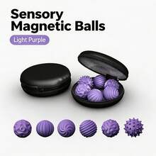 1個矽膠減壓紓壓球 按摩球 新奇解壓玩具 - 彩色 - 查看 10