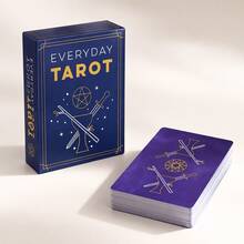 Everyday Tarot - Daily Tarot Minimalist Tarot Symbols With Starry Night Illustrations, Spiritual Interpretation For Daily Practice, Desktop Game Cards - SB18 - View 11