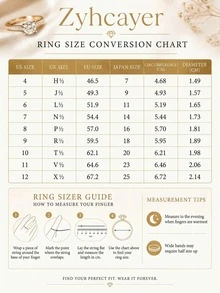 3pcs/1pc Luxury Sparkling Ring Set, Stainless Steel Jewelry Set, Multiple Sizes Available, Solves Your Size Anxiety, Waterproof, Wear-Resistant, Hypoallergenic, Suitable For Women's Daily Wear, Party, Gift, Vacation, Fashion Jewelry - Silver 5 - View 2
