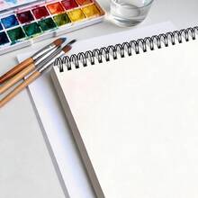 Multipurpose A4/A5 Mixed Media Watercolor Notebook, 180gsm Thick Art Paper, Colorful Fruit Illustration Cover With Various Patterns, Spiral Bound Sketch Pad, Works Great With Watercolor, Acrylic, Gouache, Ink For Diverse Hand‑Drawing Art Projects - Fruit Cover Design - View 6