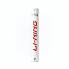 Li-Ning G200 羽球 76速 12顆/包 鵝毛複合軟木 高階訓練與比賽羽球 AYQR014-76 - 白76速 - 查看 1
