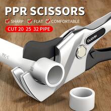 0-35mm Metal PVC Pipe Cutter Blade, Water Pipe Scissors, Fast Cutting PPR Scissors, Aluminum Plastic Pipe Cutter, Suitable For Water Pipes And Aluminum Tubes, Pipe Cutting Tool, Professional Pipe Cutter, Equipped With SK5 High-Speed Steel Blade - Multicolor - View 2