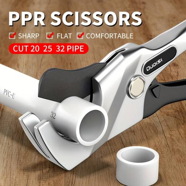 0-35mm Metal PVC Pipe Cutter Blade, Water Pipe Scissors, Fast Cutting PPR Scissors, Aluminum Plastic Pipe Cutter, Suitable For Water Pipes And Aluminum Tubes, Pipe Cutting Tool, Professional Pipe Cutter, Equipped With SK5 High-Speed Steel Blade