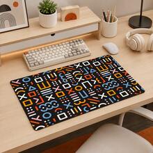 Printed Pattern Drainage Mat/Absorbent Mat/Drying Mat Coffee Machine Tableware Drying Mat - Absorbent Polyester Tabletop Protector Mat With Rubber Non-Slip Backing, For Kitchen Countertop Decor - Home Bar And Dining Table Placemat - Multicolor - View 3