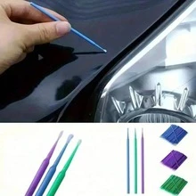 Car Detail Brush Air Conditioner Vent Interior Cleaning Brush Car Crevice Brush Tool 100pcs/Pack - A - View 6