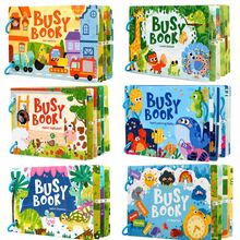 1pc Children's Early Education Quiet Sticker Book, Common Knowledge Cognitive Repeated Word Recognition Educational Montessori Baby Sticker Book Toy - Quiet Book - View 20