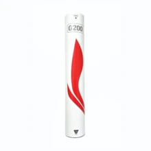 Li-Ning G200 羽球 76速 12顆/包 鵝毛複合軟木 高階訓練與比賽羽球 AYQR014-76 - 白76速 - 查看 2