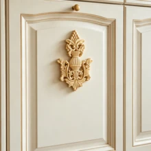 1 buah Hiasan Tempel Ukiran Kayu Solid, Cocok untuk Lemari, Pintu, Jendela, Furnitur, Dinding Latar Belakang, Teras, Kantor, dan Lainnya, Dekorasi Liburan, Dekorasi DIY - Beraneka warna - View 7