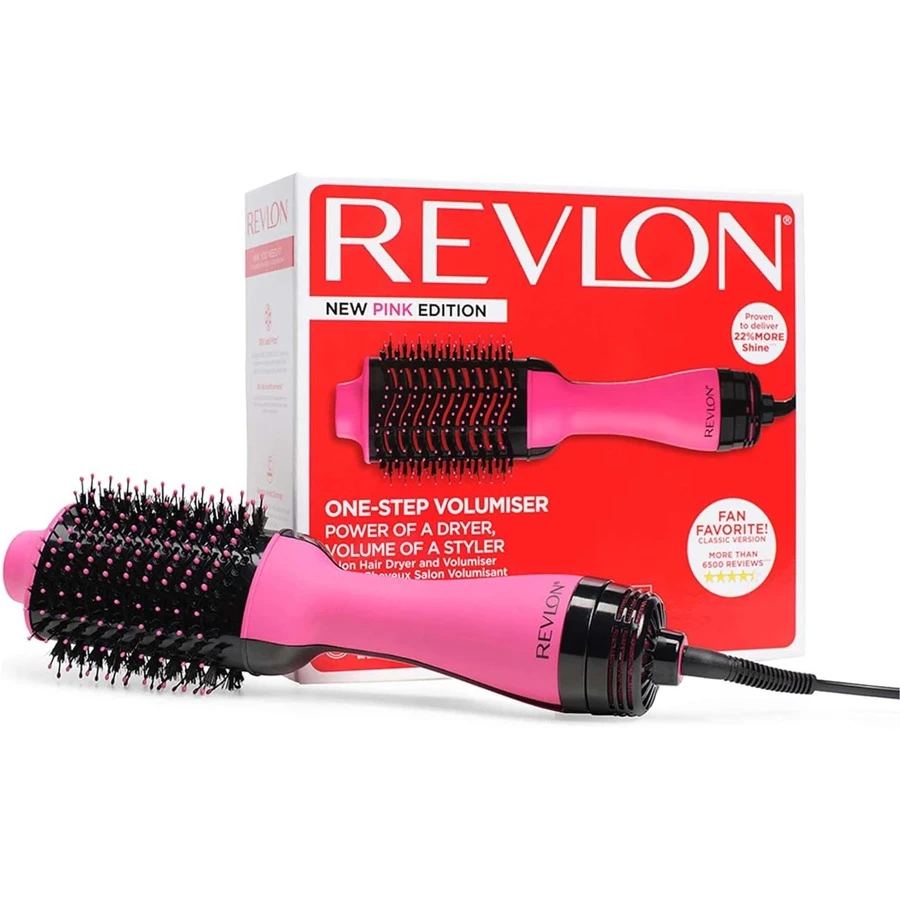 Revlon One-Step Hair Dryer And Volumiser - New Pink Edition - UK Plug(220-240V) - View 1