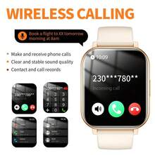 NcmRyu 1.83 Inch HD Display Smart Sports Watch, Bluetooth Calling, Multiple Sports Modes, Music Playback And More, Suitable As Gift For Friends And Couples, Compatible With Android And IOS, Unisex Smartwatch - View 6