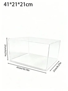 透明壓克力收藏品與動作人物展示盒，防塵展示盒附透明底座（多種尺寸），玩具收納整理盒，居家裝飾、桌面配件與房間裝飾，送給男性的理想禮物 - 無色 - 查看 13