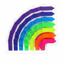 980 buah Stiker Indeks Transparan 7 Warna, Penanda Halaman Perekat Diri Tahan Air dan Dapat Ditulis, Cocok untuk Buku, Catatan, Belajar, Perlengkapan Sekolah dan Kantor, Musim Kembali ke Sekolah - Satu-Ukuran - View 16