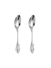 1/2/4pcs Stainless Steel Dessert Spoon Coffee Spoon Ice Cream Spoon Suitable For Afternoon Tea Dessert Shop Restaurant Banquet - Silver - View 8