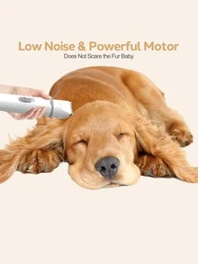 4-In-1 Pet Hair Trimmer, Low Noise Grooming Electric Clipper Set, 2-Speed Adjustable, Dog Hair Clipper Set (With Nail Grinder), Electric Shaver, Paw Hair Trimming, Electric Hair Clipper, USB Rechargeable Pet Clipper, Suitable For Small And Medium-Sized Dogs And Cats, Can Trim Paws, Eyes, Ears, Face And Fur, Cat And Dog Nail Grinding Grooming Care - Multicolor - View 8